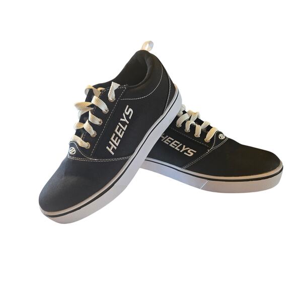 Heelys Other - Heelys Men's Pro 20 Canvas Sneakers Black White Size 9 No Wheels EUC